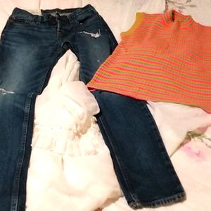 Hollister jeans and top